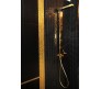 Душова стійка HeyJoe IB Rubinetterie (Італія) з ручним та верхнім душем, золото (пошкоджене пакування)