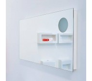 Зеркало с подсветкой Flaminia IO Simple Specchio 90x90 см 