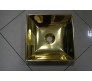 Умывальник керамический (Италия) отделка глянцевое золото