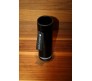 Стеклянная ваза Herve Gambs Harmony Tube чёрная 20см (Франция)