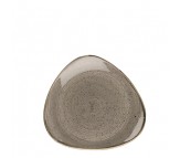 Тарелка треугольная Churchill "Stonecast Peppercorn Grey"