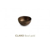 Тарелка глубокая Chic Claro, gold