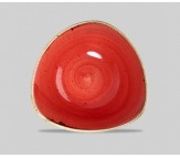 Тарілка трикутна глибока Churchill Stonecast "Berry Red", 23,50 см / 60,0 cl