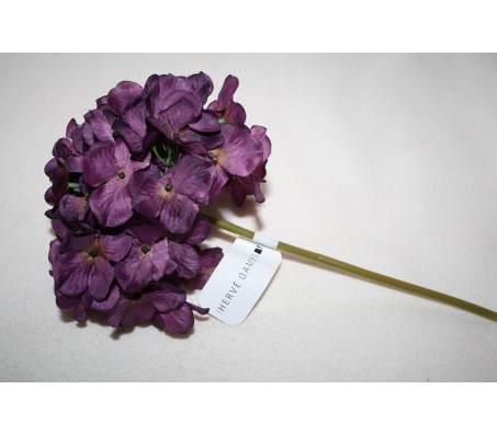 Искусственные цветы гортензия фиолетовая 28см Herve Gambs (Франция)