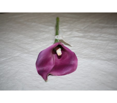 Искусственные цветы калла фиолетовая Herve Gambs (Франция) 47см